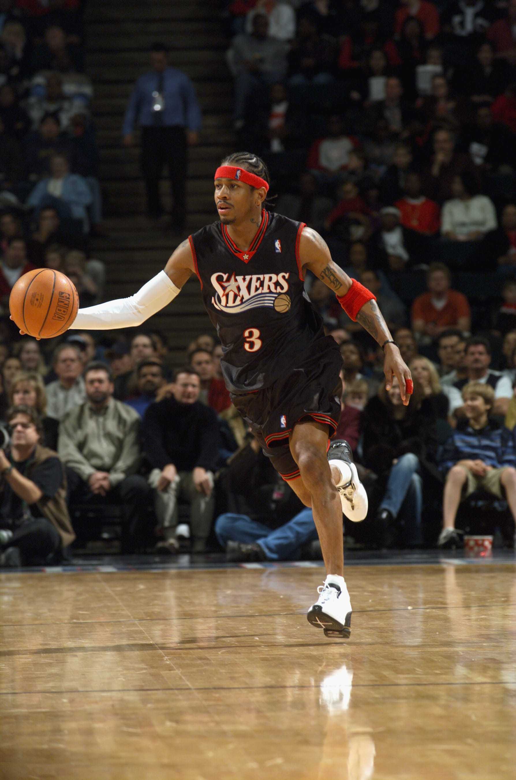 Allen Iverson 护指 腕带 长短护臂 发带 很标准的艾装备艾弗森