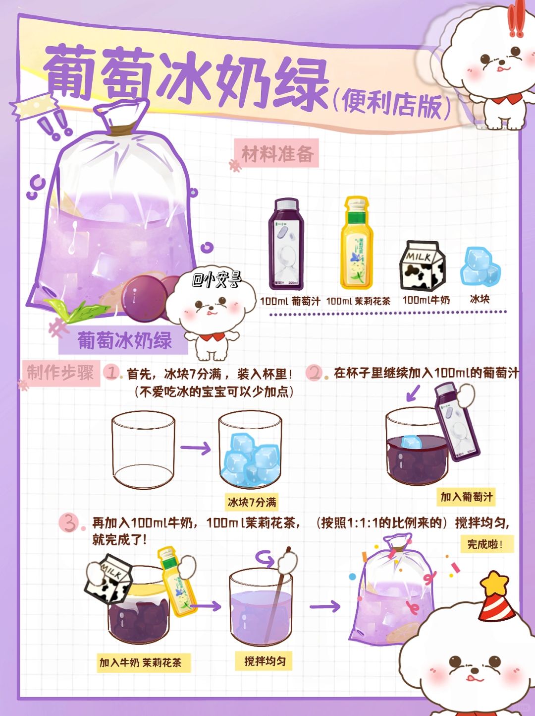 这是春天喝的🍇做给我妈👩喝❗️她让我天天做