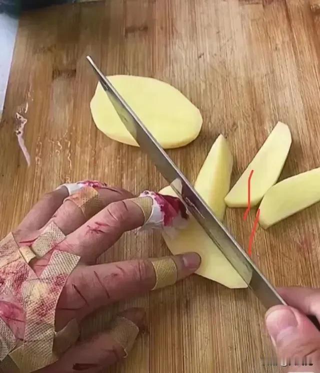 今天这个土豆，必须算荤菜[酷拽]