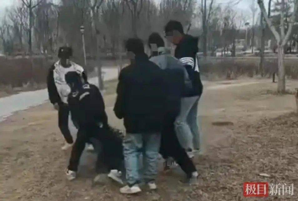 光天化日之下，9个未成年人围殴一个12岁的孩子，还逼着他带路回家搜刮！

这哪是