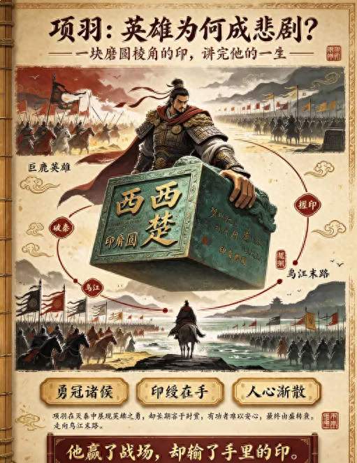 项羽究竟是英雄还是悲剧？一个"印"字说明白，