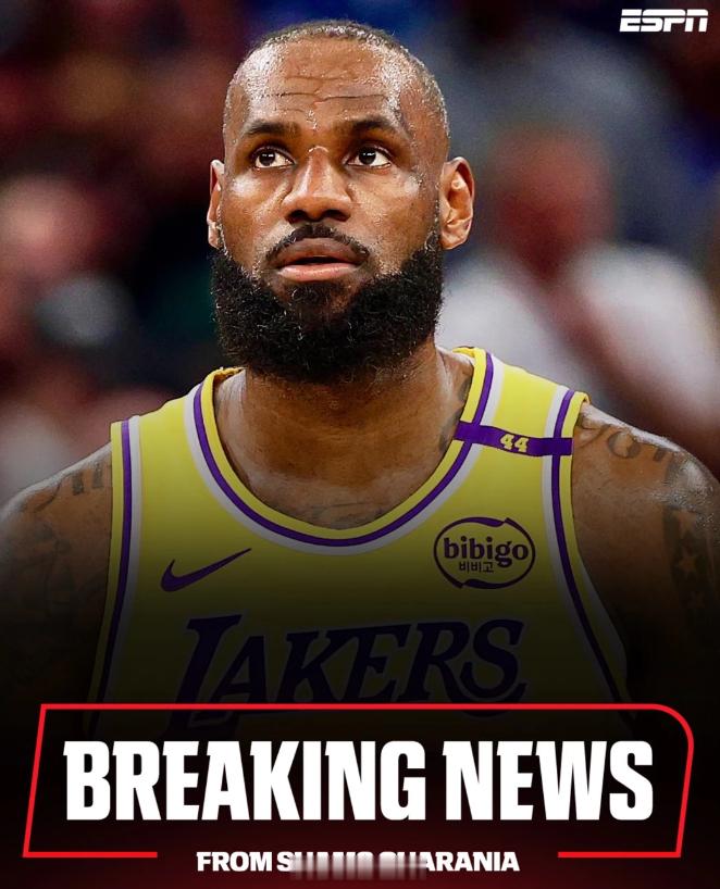 据Shams报道，勒布朗·詹姆斯将于今日湖人对阵爵士的比赛中迎来第23个NBA赛