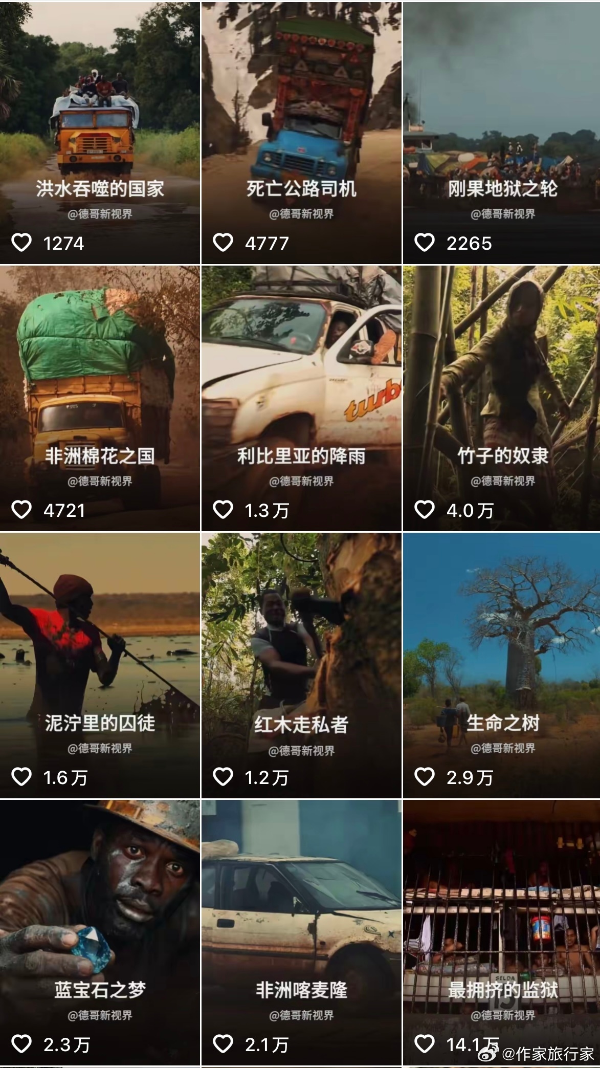 我发现，我最近有一个不好的习惯，总是看一些非洲的视频，通过他们不幸的遭遇，来自我