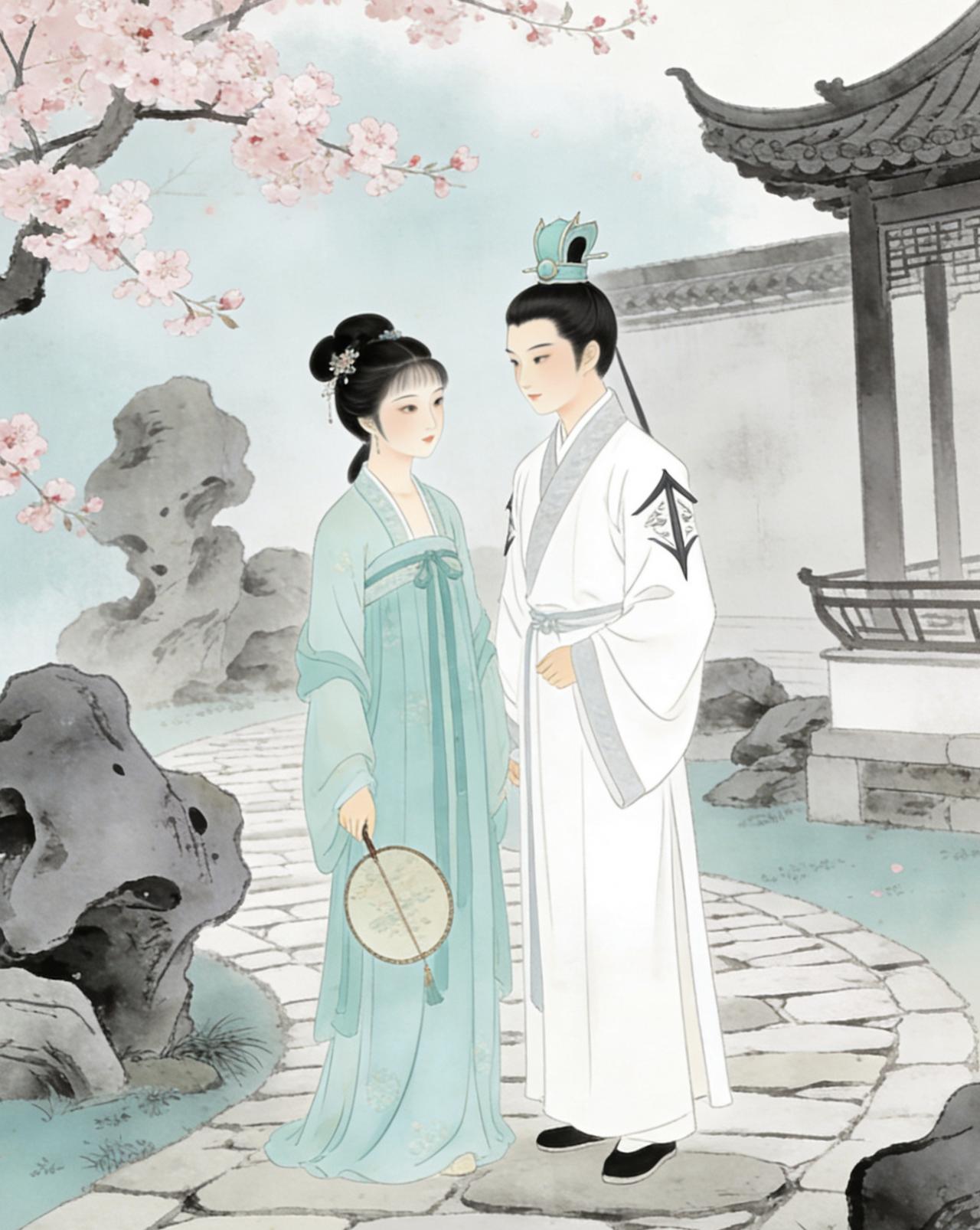 《雨霖铃·寒蝉凄切》
 
寒蝉凄切，对长亭晚，骤雨初歇。都门帐饮无绪，留恋处，兰