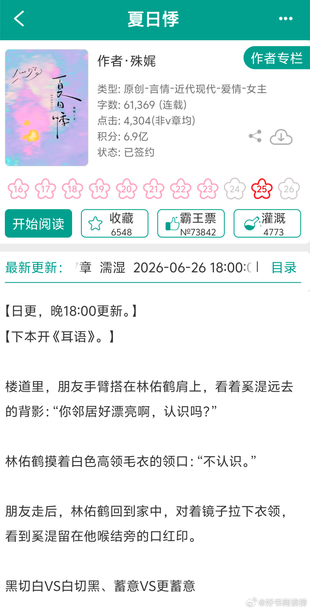 眼熟作者开新文系列↓周末有文看啦