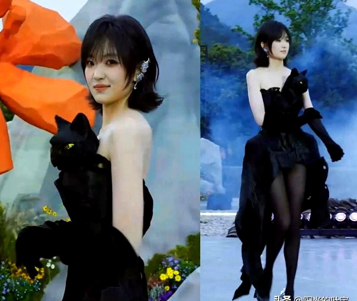 孙千这姐，真是把黑色短裙焊身上了！

最近这几次红毯，简直就是她的个人时装秀。3