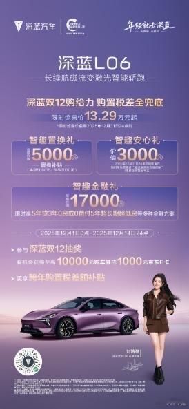 新年伊始，新能源市场政策红利叠加品牌福利，央企旗下深蓝汽车推出专项优惠，深蓝L0