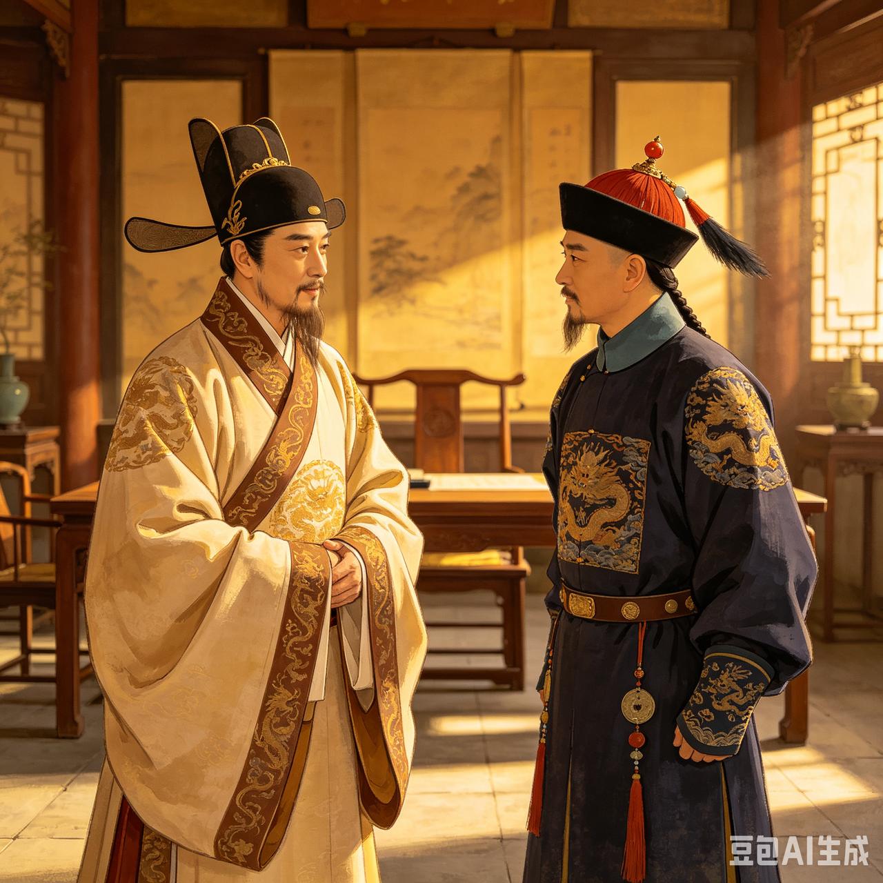 同病相怜的两代帝王:     万历和顺治。

都是小小年纪就继位为帝了。

都有