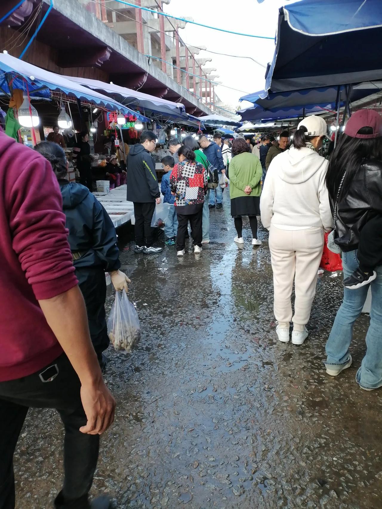 海南潭门海鲜市场，
依然热度不减！海南靠海吃海