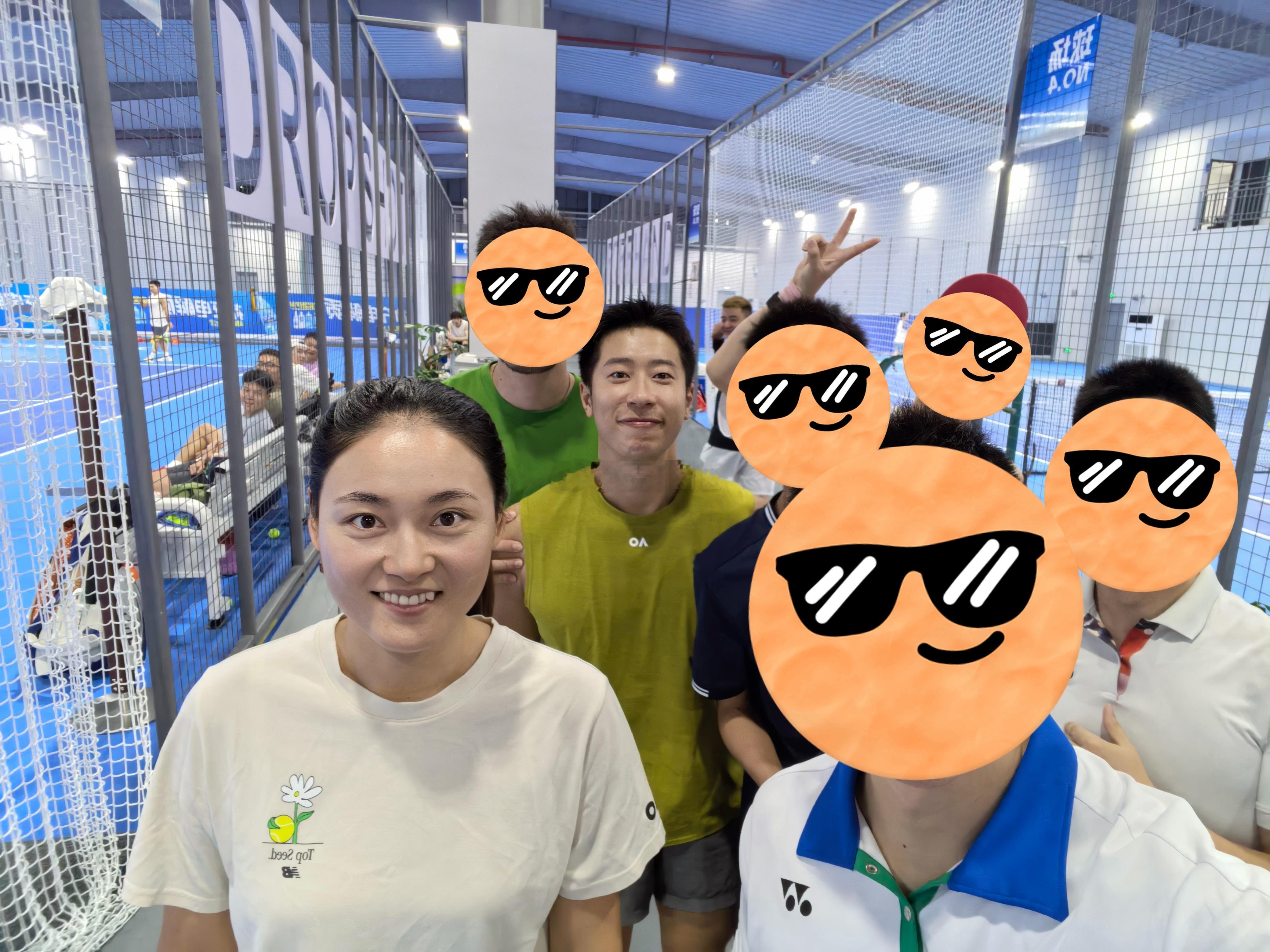 今天打个球偶遇了王雅繁网球talking大会wta[超话] ​​​