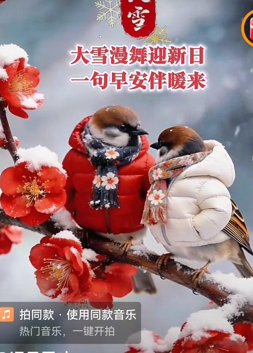 12月7日，大雪节气如期而至，仲冬正式开场。这时候，天气比小雪更冷，下雪可能性更