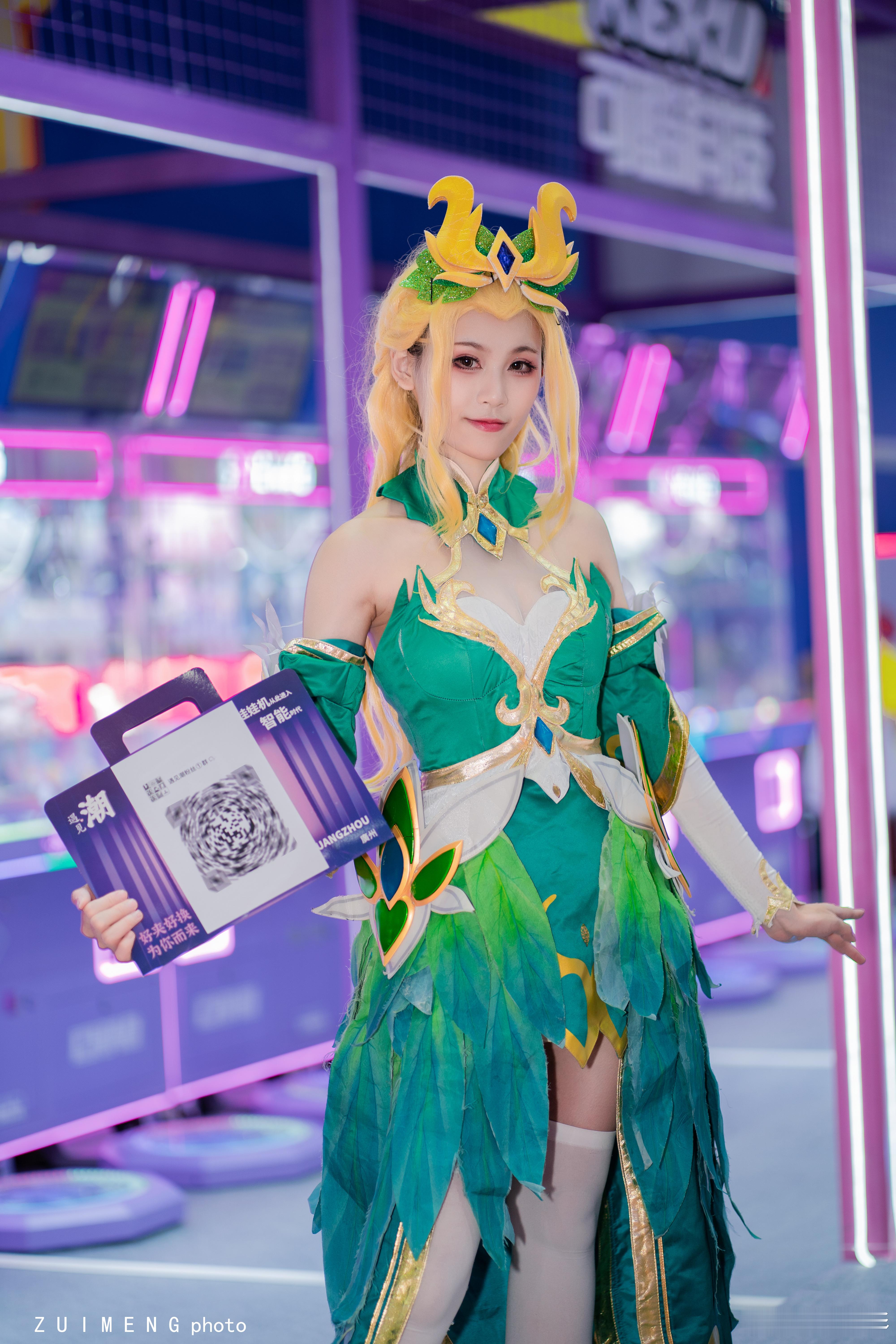 漫展返图cosplay二次元cos大赏精灵公主驾到！王者荣耀 王昭君 cos​​
