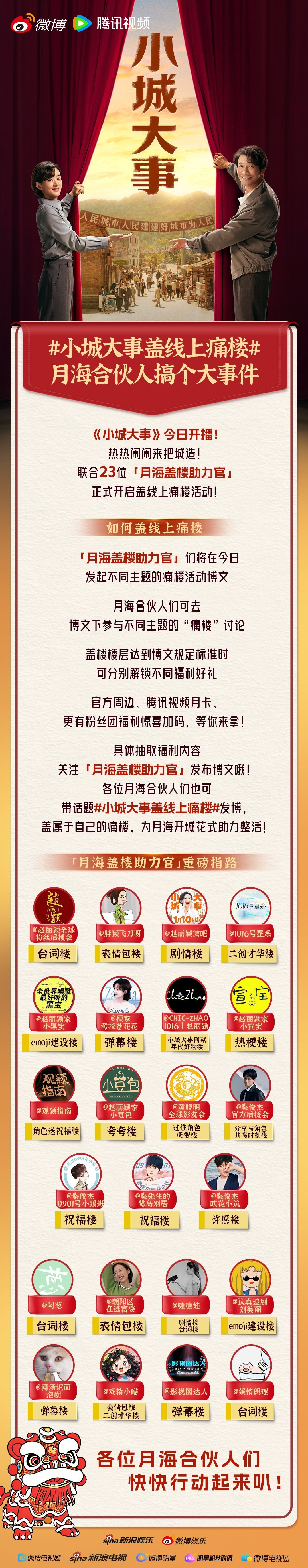 小城大事盖线上痛楼 小城大事今日开播 特大喜讯，特大喜讯，《小城大事》今晚19点