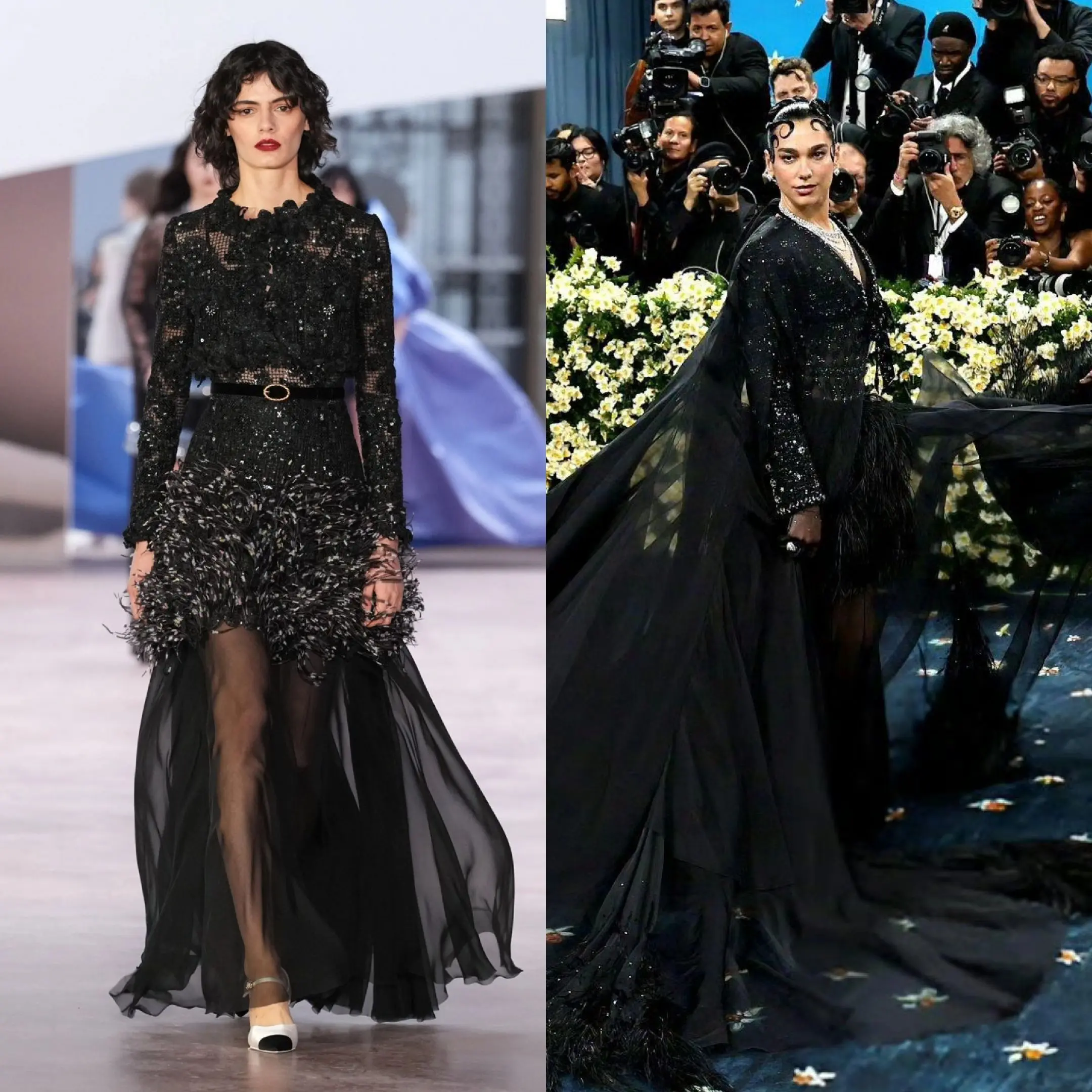 Dua Lipa X Met Gala 2025  in custom...