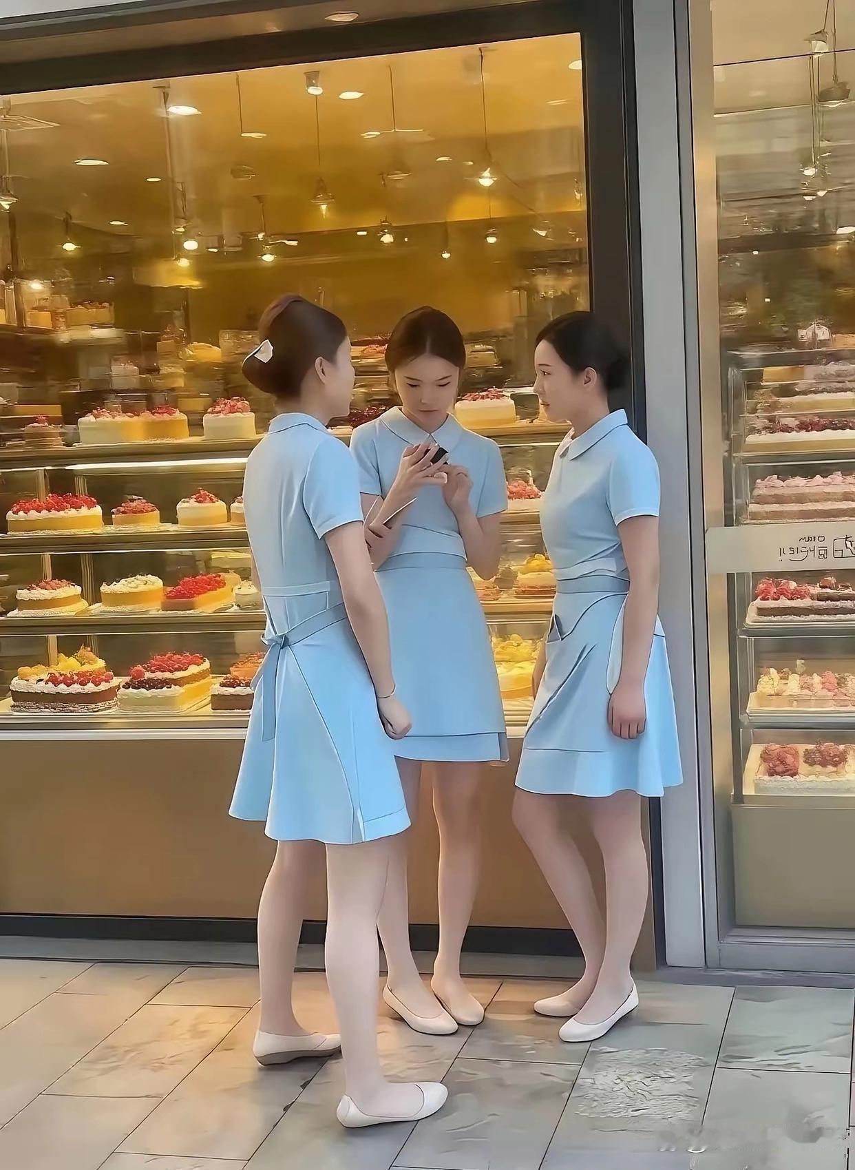 咱就是说，好利来那工装是不是所有工装里最好看的？老有朝气了！ 