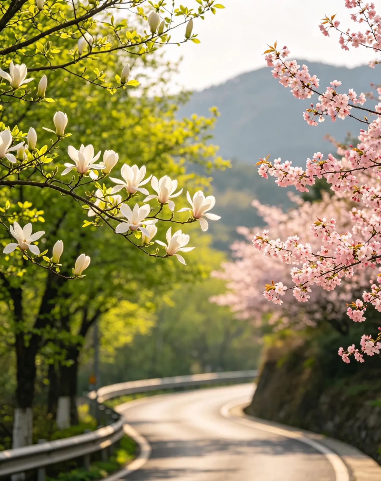春风款款而来，万物悄然苏醒，人间处处皆是温柔春色。趁着风和日暖，走出家门，奔赴山