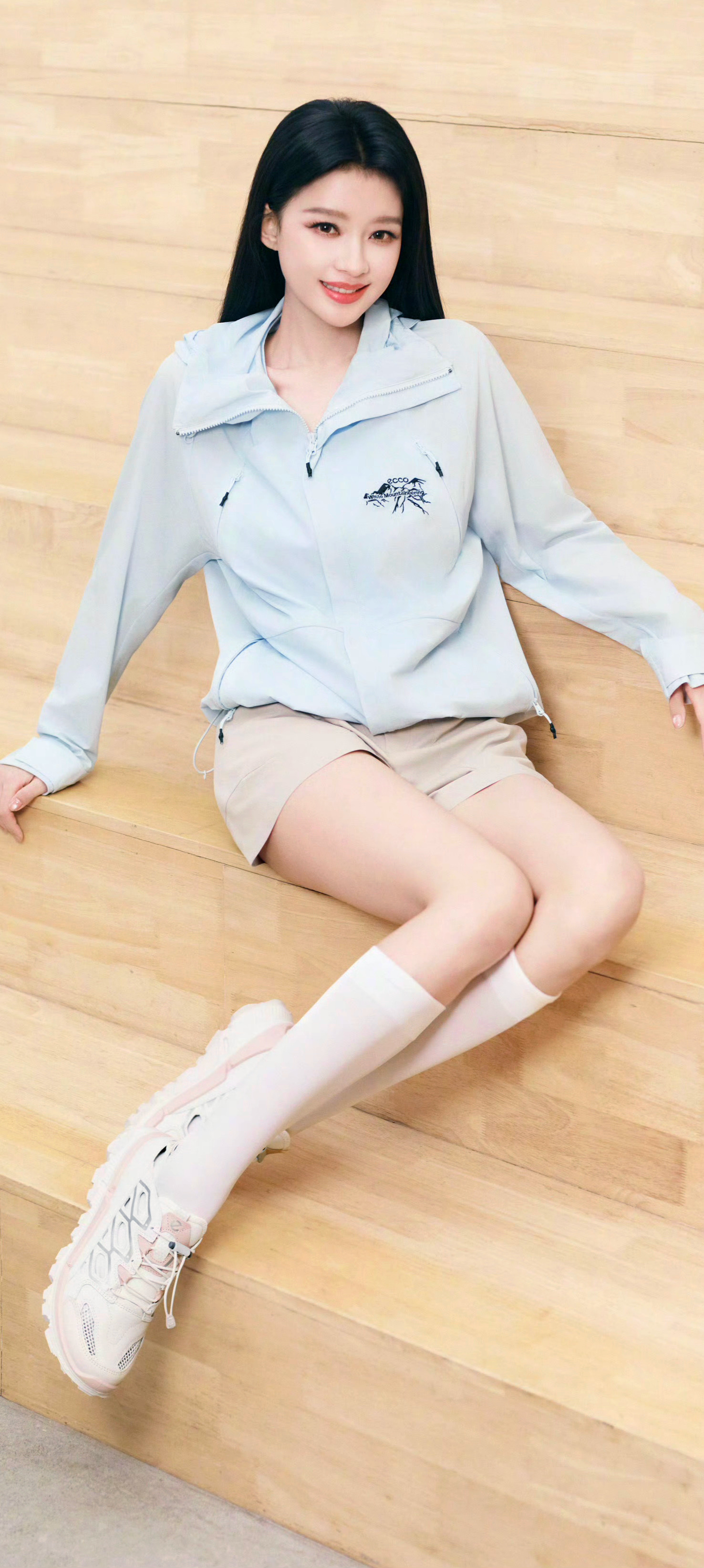 孙怡❤️孙怡 精彩OK白色小腿袜