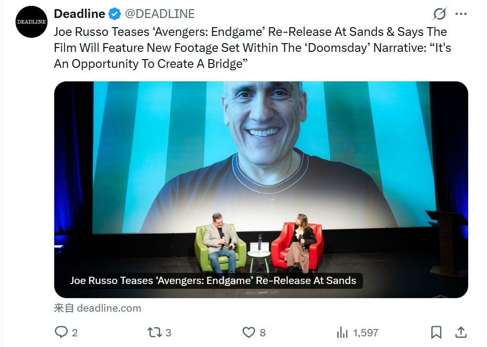 TNABO 9月《复联4》重映增加的新镜头，是专门跟《复仇者联盟5》的故事做衔接