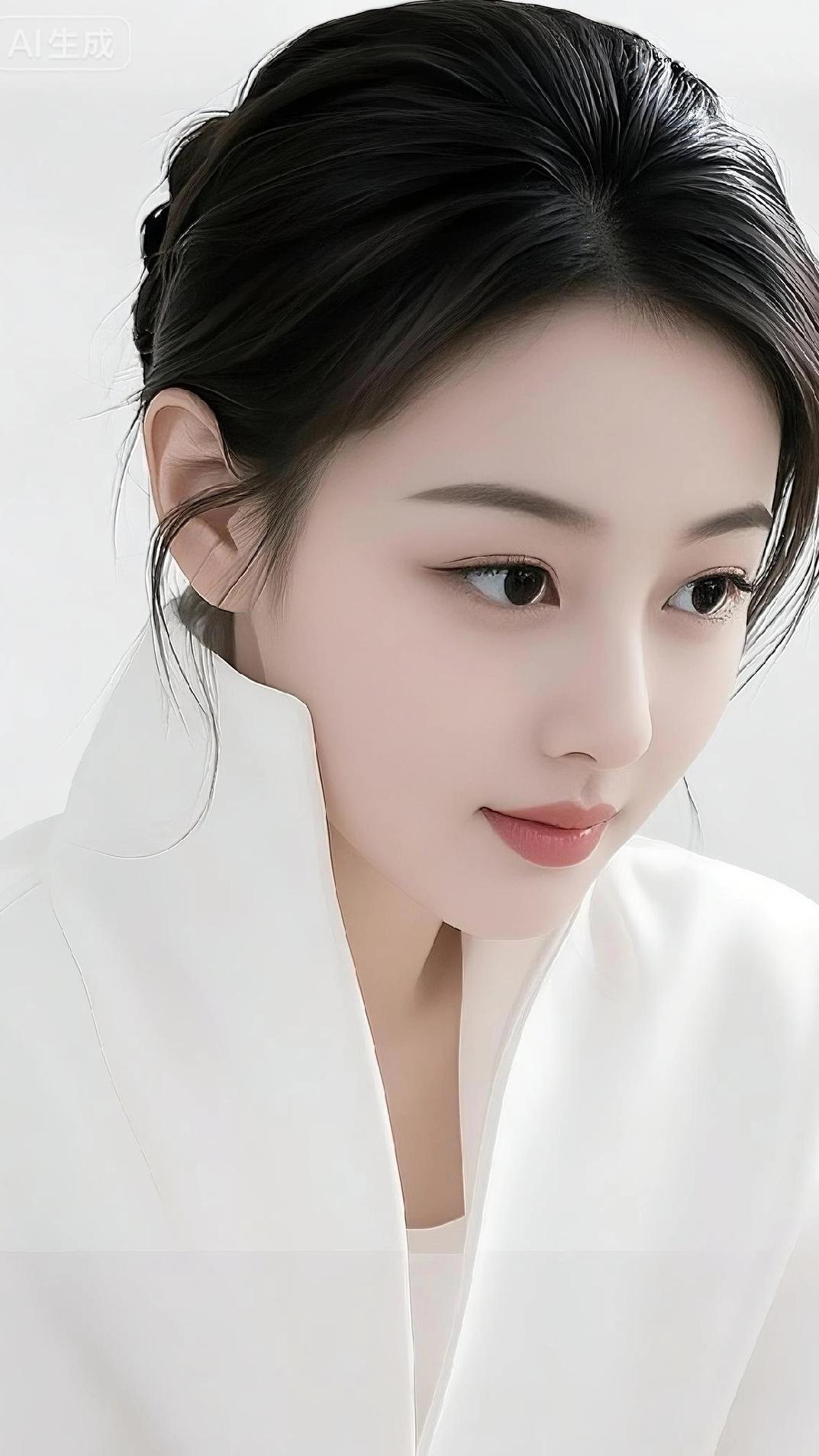 白衣飘飘，风华绝代。