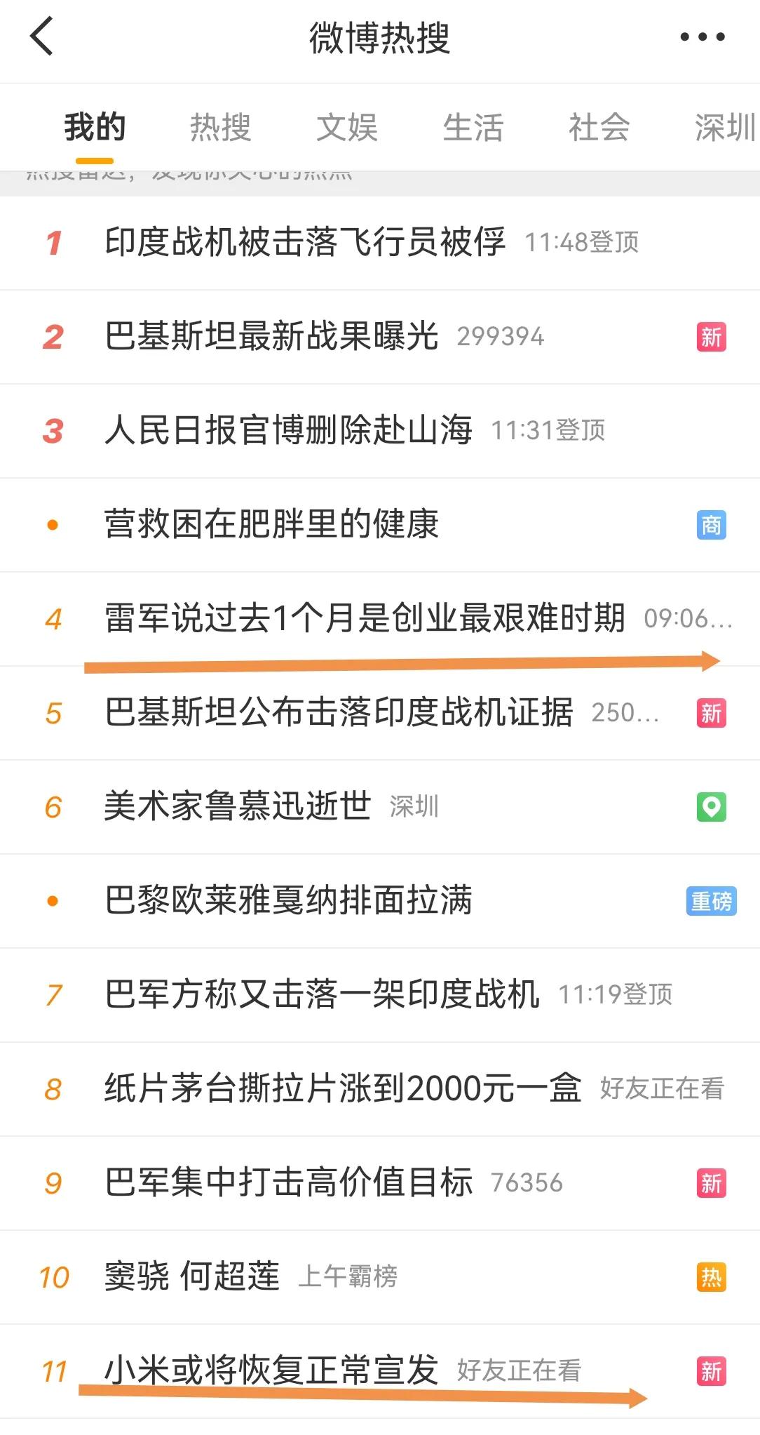 那个雷总又回来了，热搜常客归位，小米或将回归正常打法[捂脸]

雷总说上一个月是