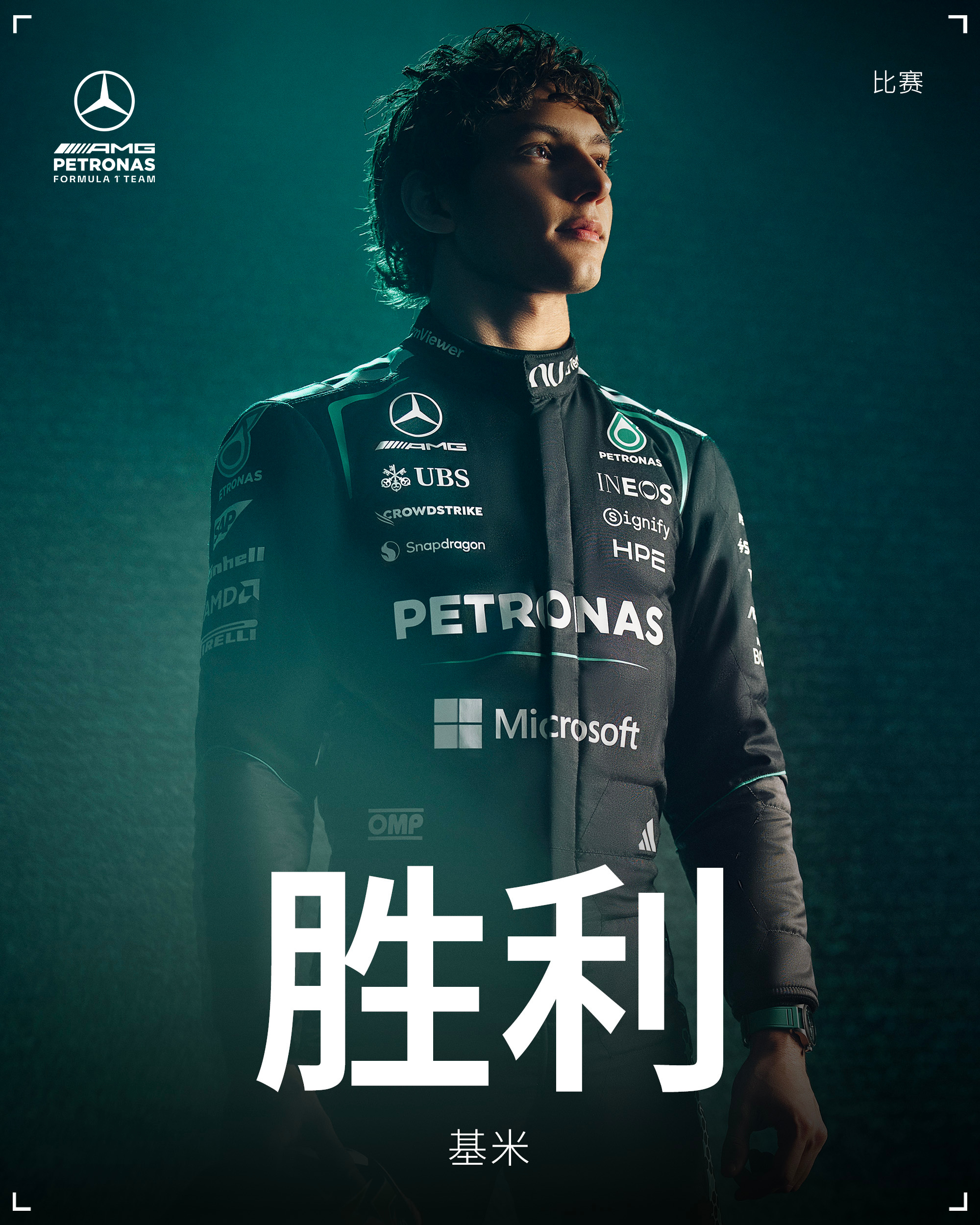 基米书写历史🏆第一个在马德里环赢得比赛胜利的F1车手🙌🇪🇸 ​​​