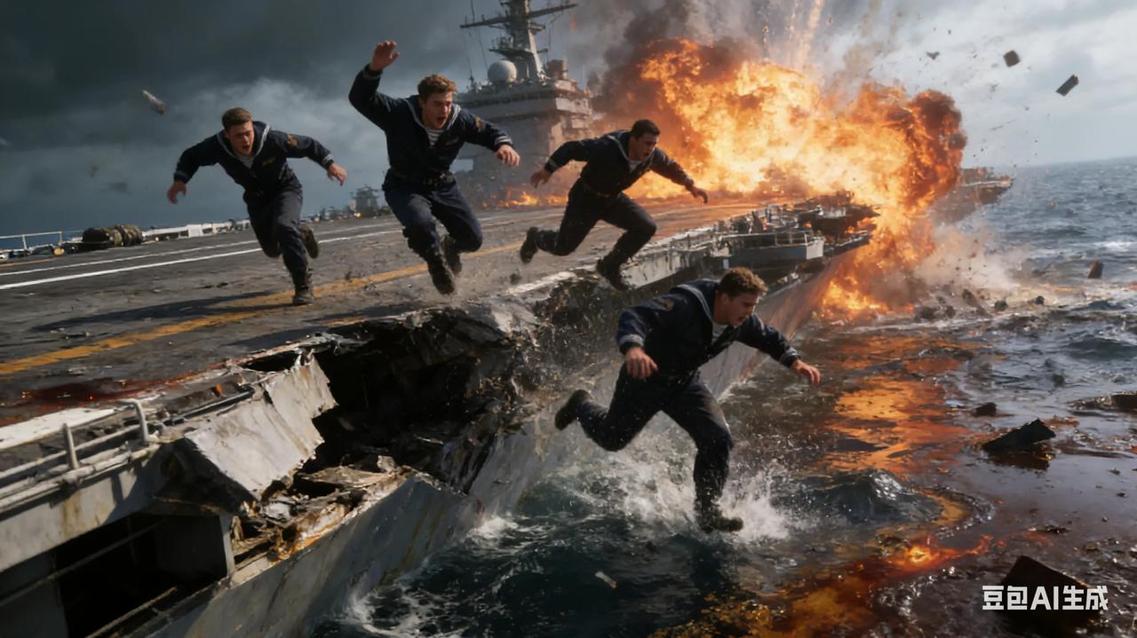 趁现在把航空击沉，立威呀。
美伊