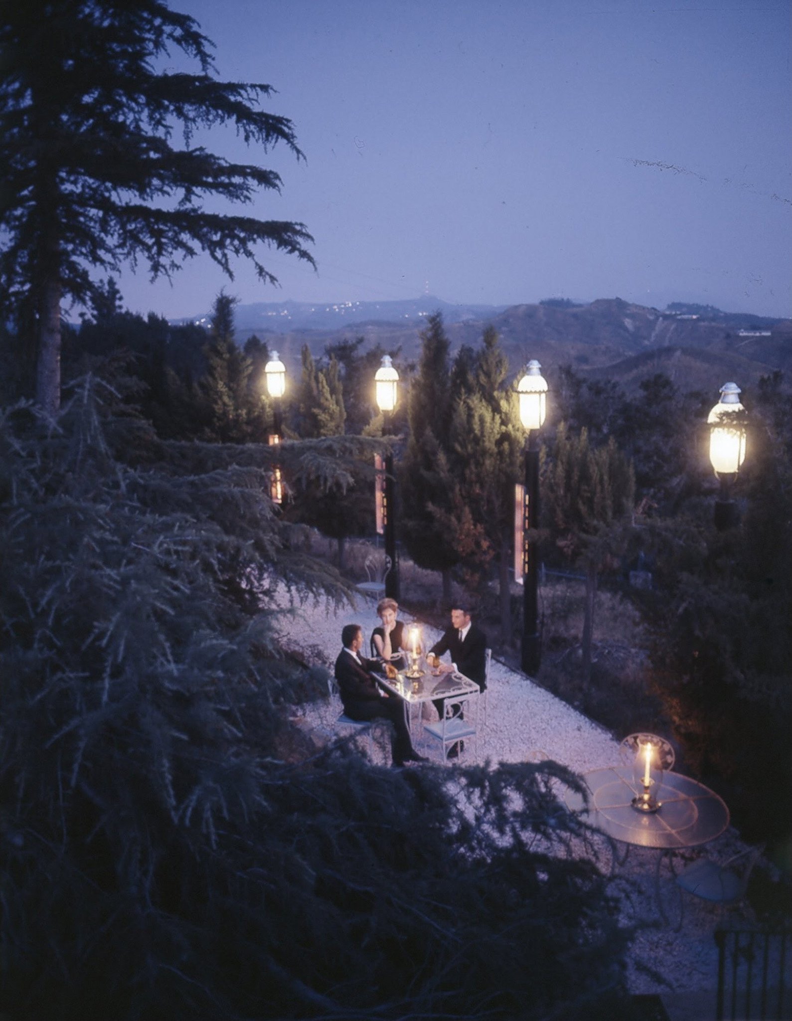 Dinner in the Hollywood Hills, Los Angel