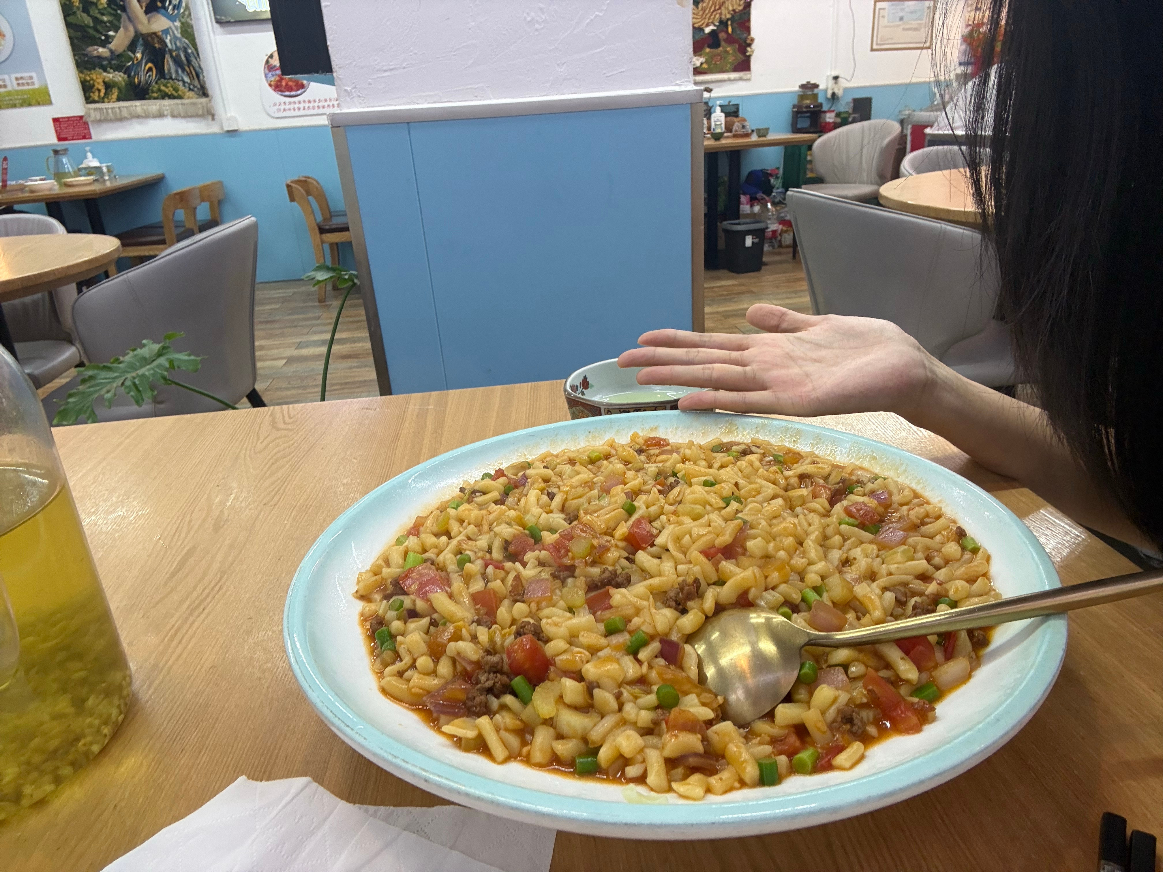 自己吃饭的时候真的太浪费了[泪][泪][泪]一大盘根本吃不完 ​​​
