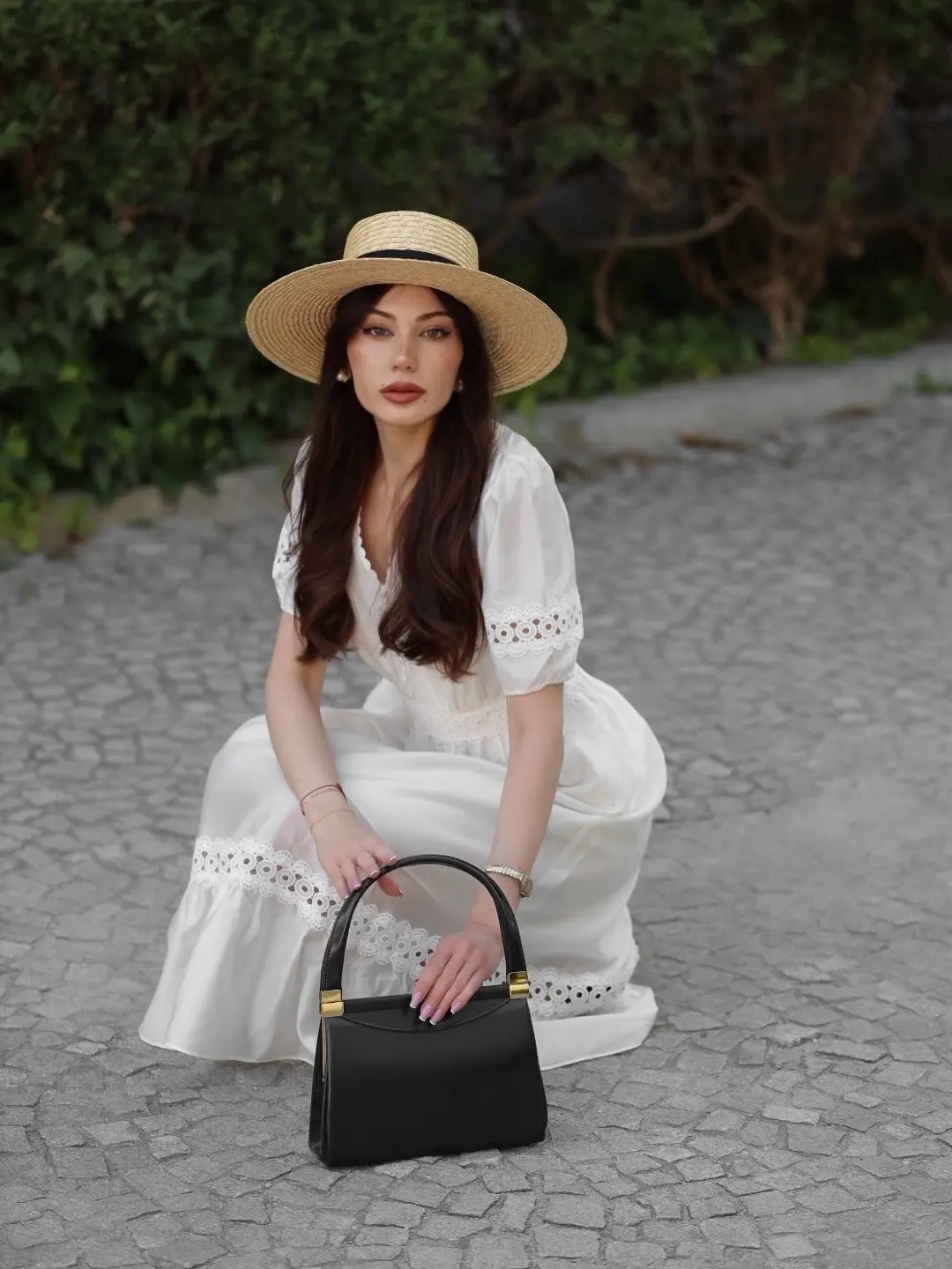 被路人问爆的夏日度假ootd 夏季穿搭 法式浪漫 出游穿搭 白色连衣裙