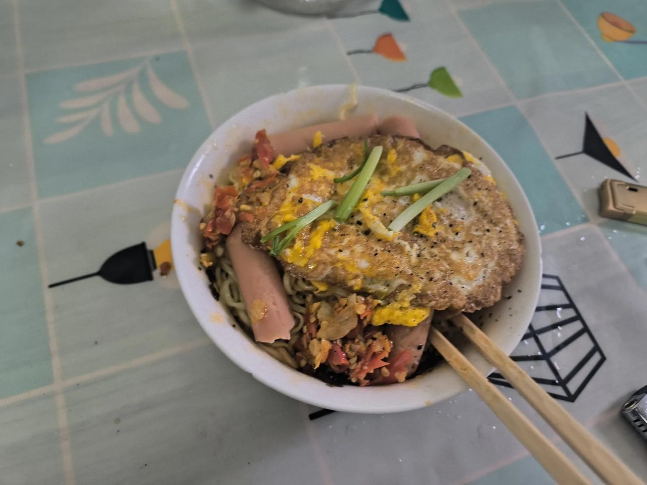 吃一天的面