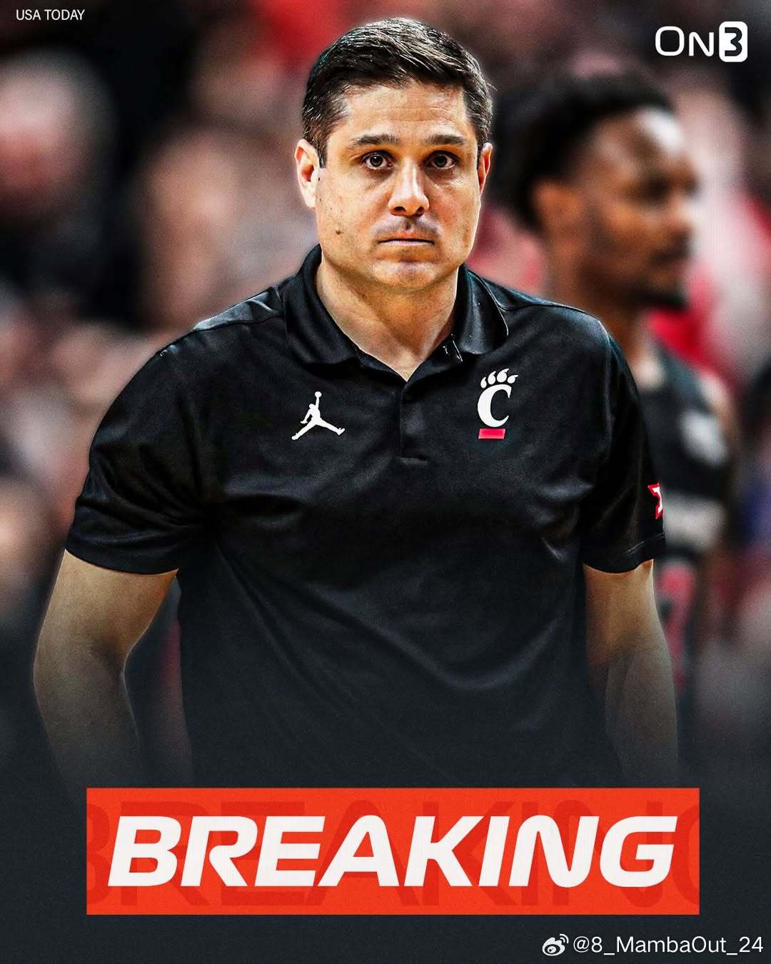 辛辛那提大学已与男篮主教练韦斯·米勒(Wes Miller)分道扬镳NCAANC