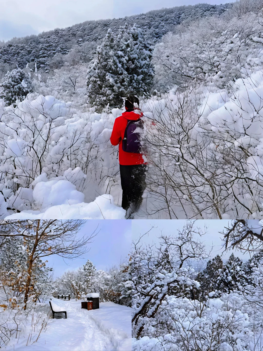🐎雪地画马徒步攻略