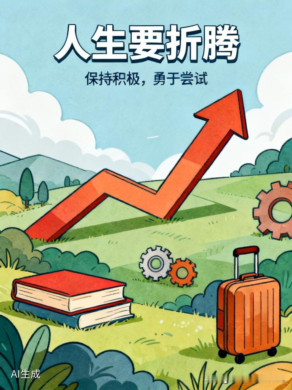 都说人生要折腾，可是到底怎么折腾保持积极心态，不怕折腾过程中的挫折。要勇于尝试新