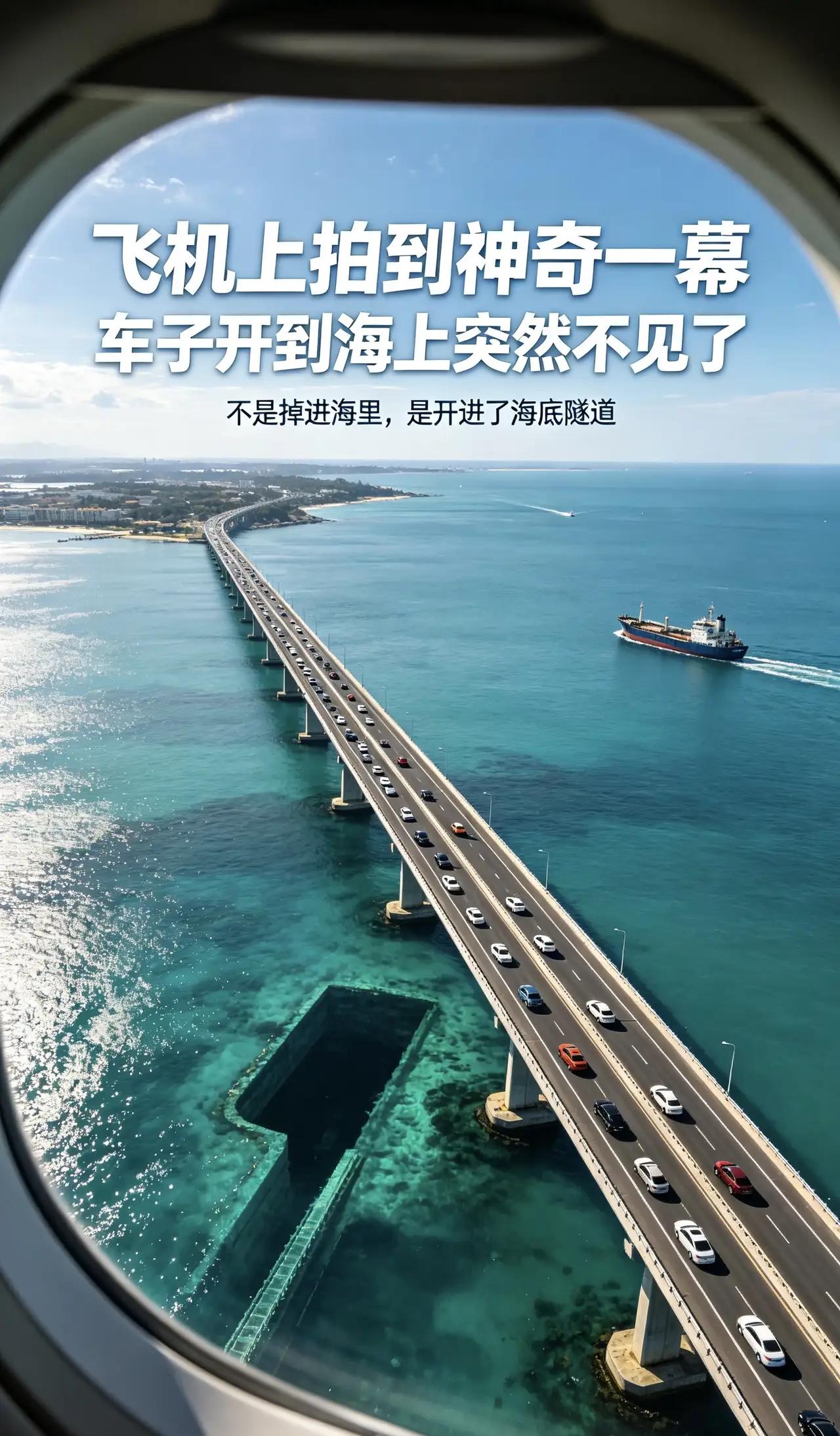 飞机上随手一拍顶级震撼！海上车子凭空“消失”火遍全网，这就是中国硬核″秘密武器″