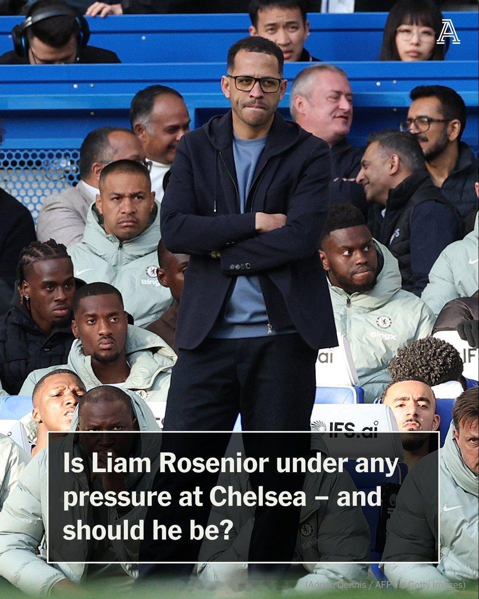 【切尔西不会解雇罗塞尼尔】TA透露：多个消息源表示，即使本赛季未能杀进英超前五，