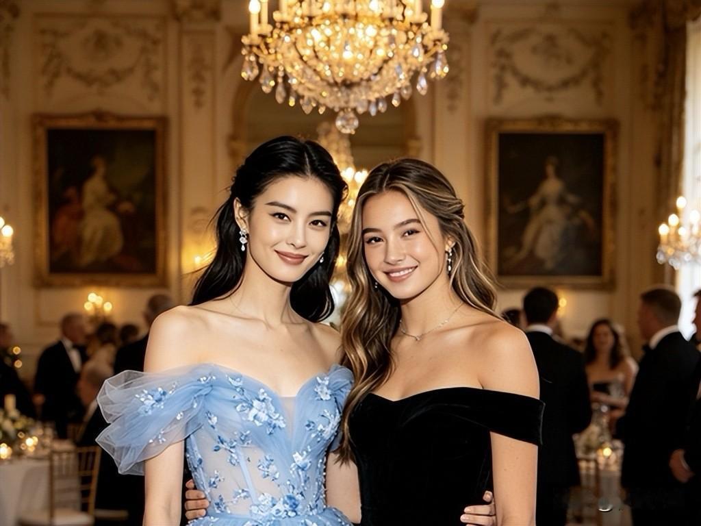 澳门赌王儿子和中国超模奚梦瑶，领证7年，儿女都有了，最近在法国补办婚礼，谷爱凌也