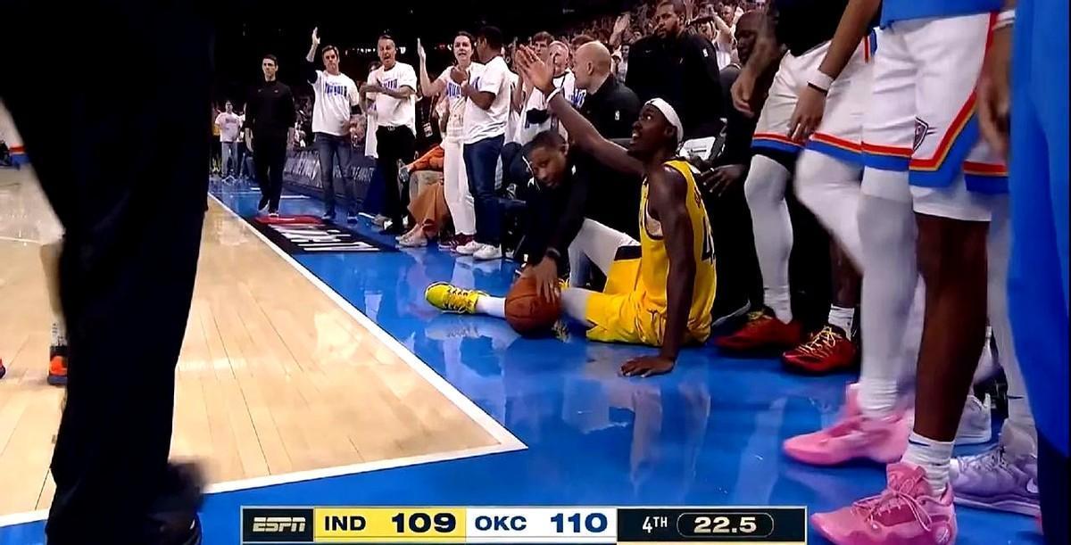 太神奇太震撼，6月6日NBA总决赛，步行者真是打不死的小强，最后两分钟打了一波1
