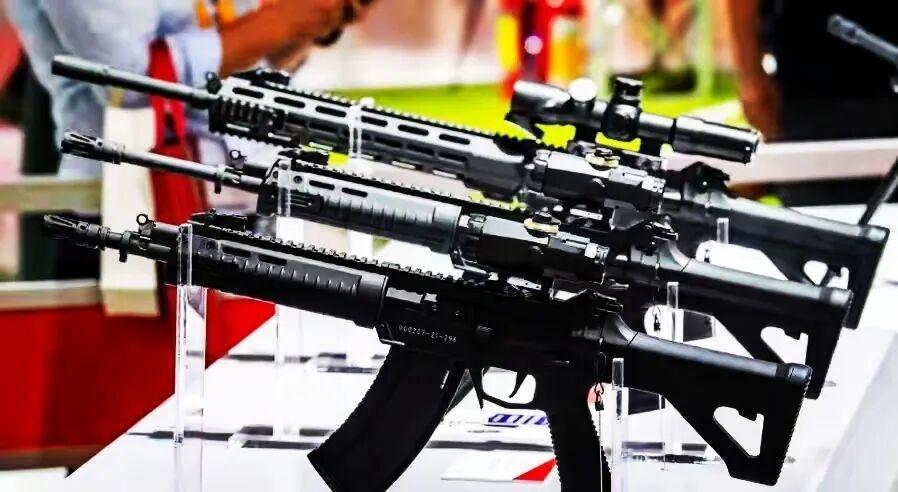 中国191式枪族
 
作为中国部队最新列装的主力步枪，191式枪族自2019年国