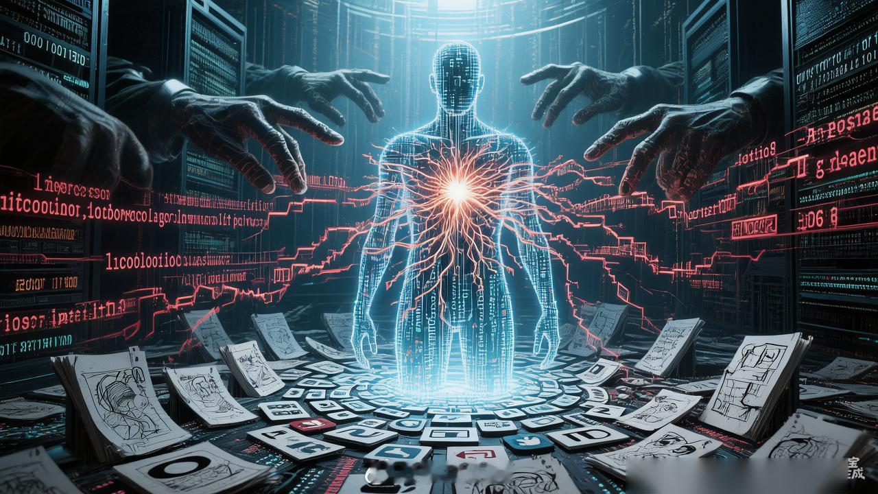 我盯着AI在偷我们的东西 我们决定毒死它 这个话题看了半天，心里挺不是滋味的。以