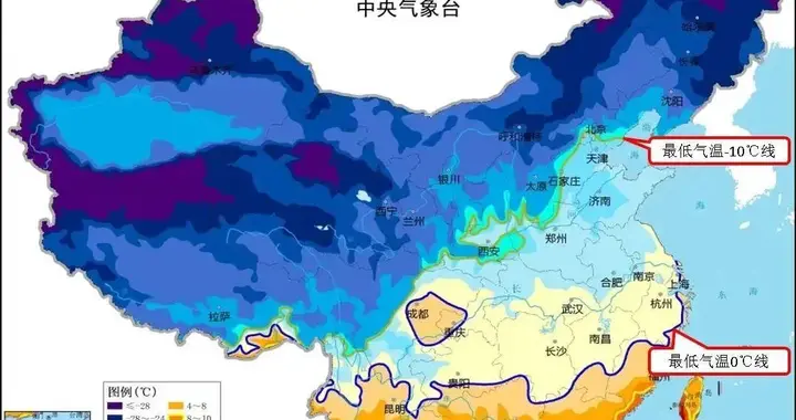 今年首场寒潮最强雨雪下在哪？是否会现持续低温雨雪冰冻天气？