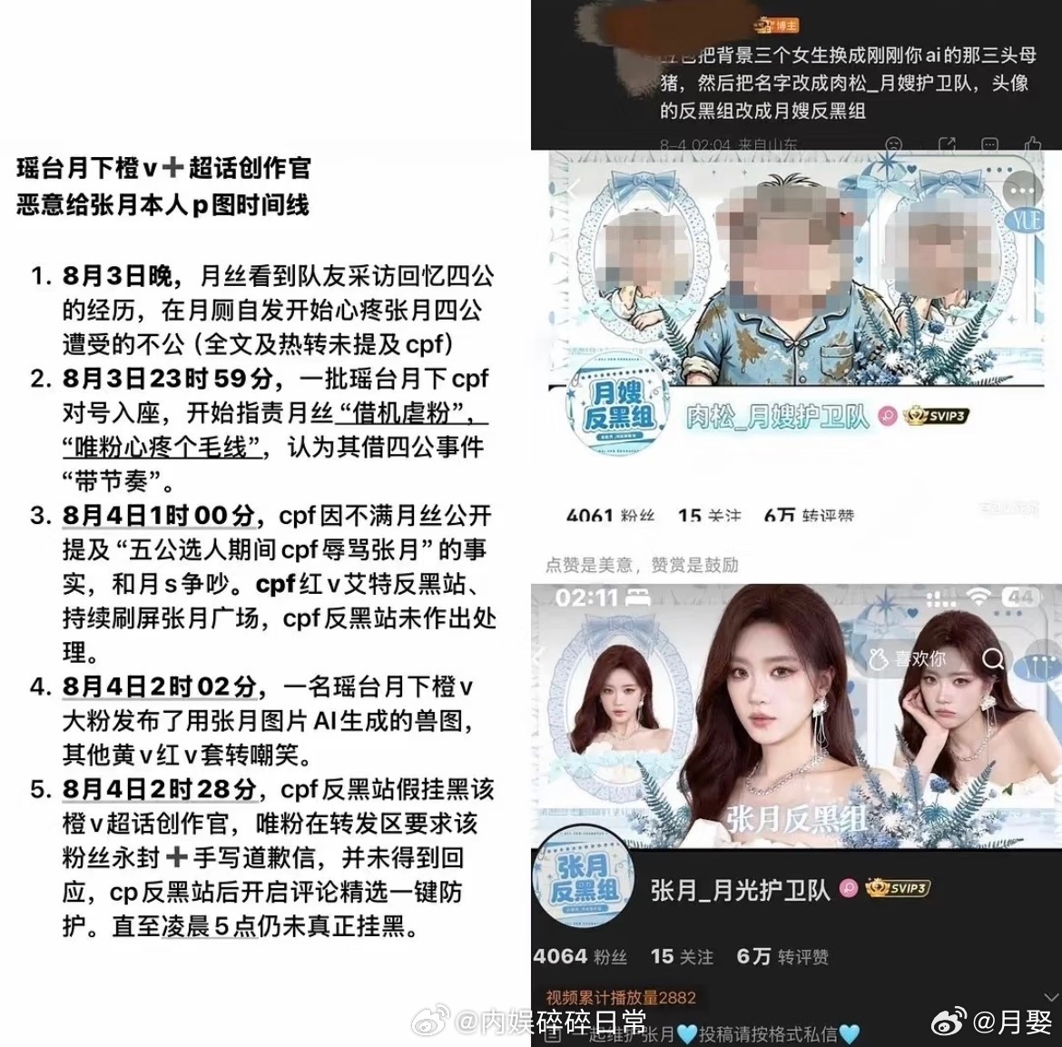 张月遭AI生成兽图涉嫌双重侵权张月真的太惨了怎么样的情况都不应该这样欺负一个女孩