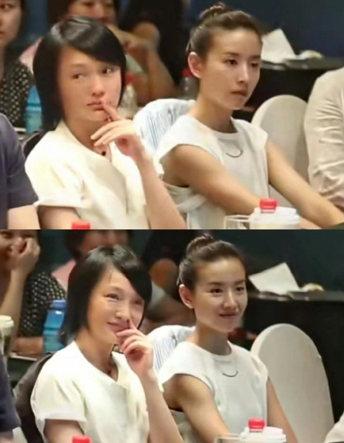 对比一下，不得不说董洁骨相确实好 