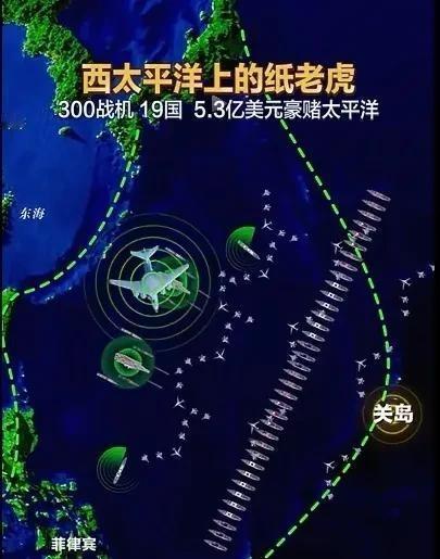 有人担心美国这次重返太平洋军演会演习转实战，事实是再给他们一百个胆子他们也不敢！