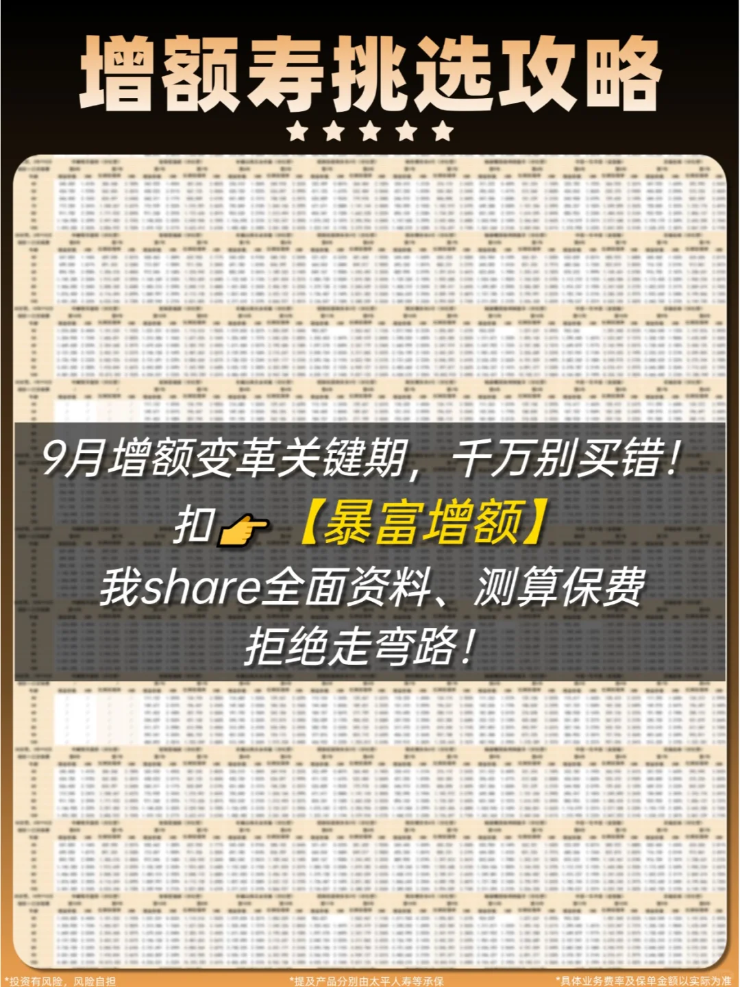 9月高预期收益增额寿TOP9🔥第一名太强了