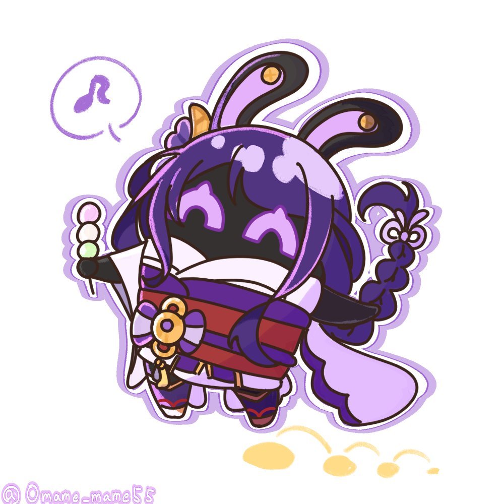 超可爱将军QQ人[哇]cr:画师 omame_mame55#原神##原神5.0版