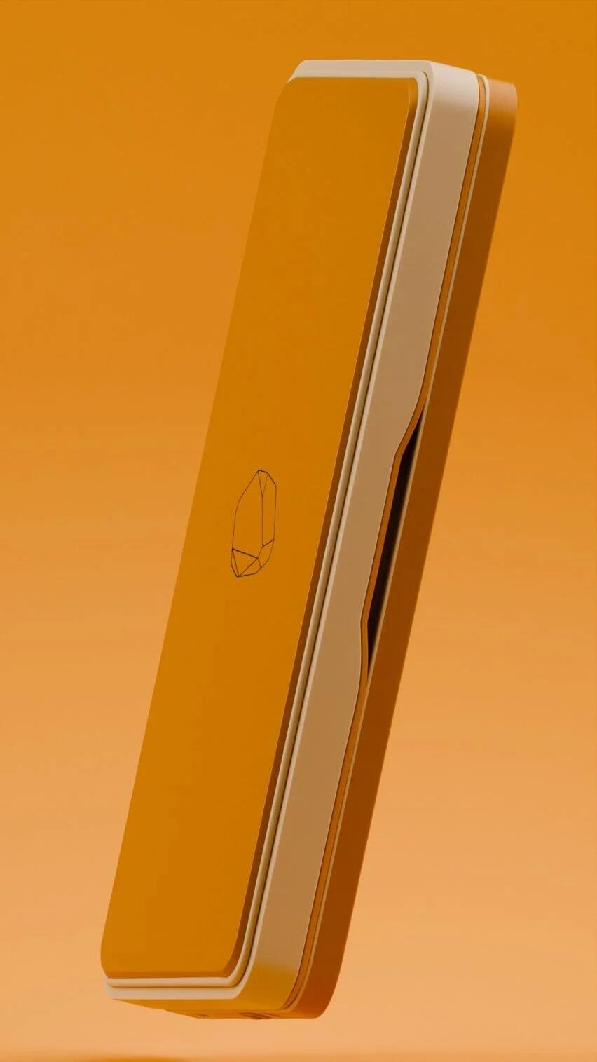 Amber KB 1便携式翻盖键盘 Amber KB 1的概念性便携式翻盖键盘，