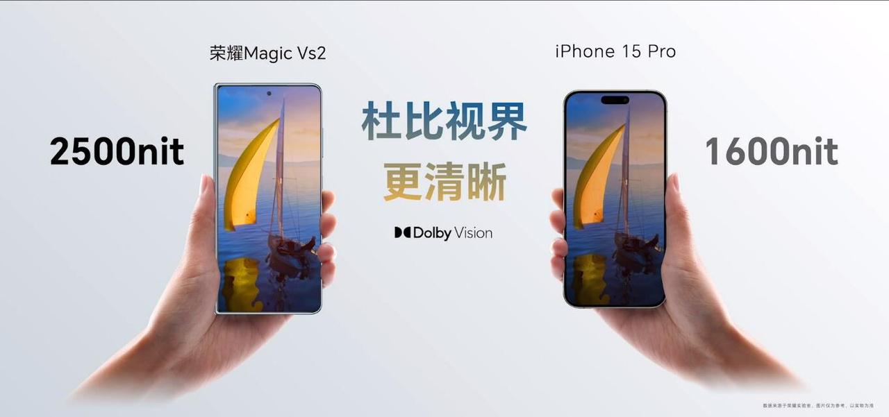 荣耀是真的喜欢跟iPhone比较，今晚发布的荣耀Magic Vs2，直接跟iPh