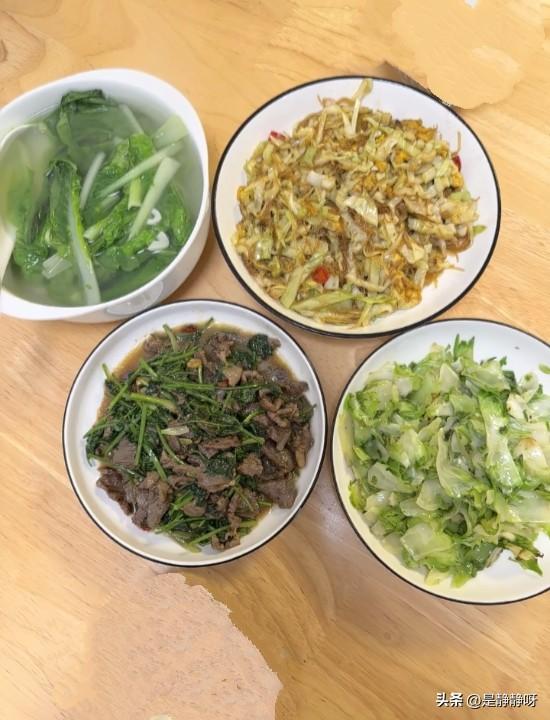 老公邀请了他的朋友来家里吃饭，一共五个人吃饭，这几个菜可以吗？