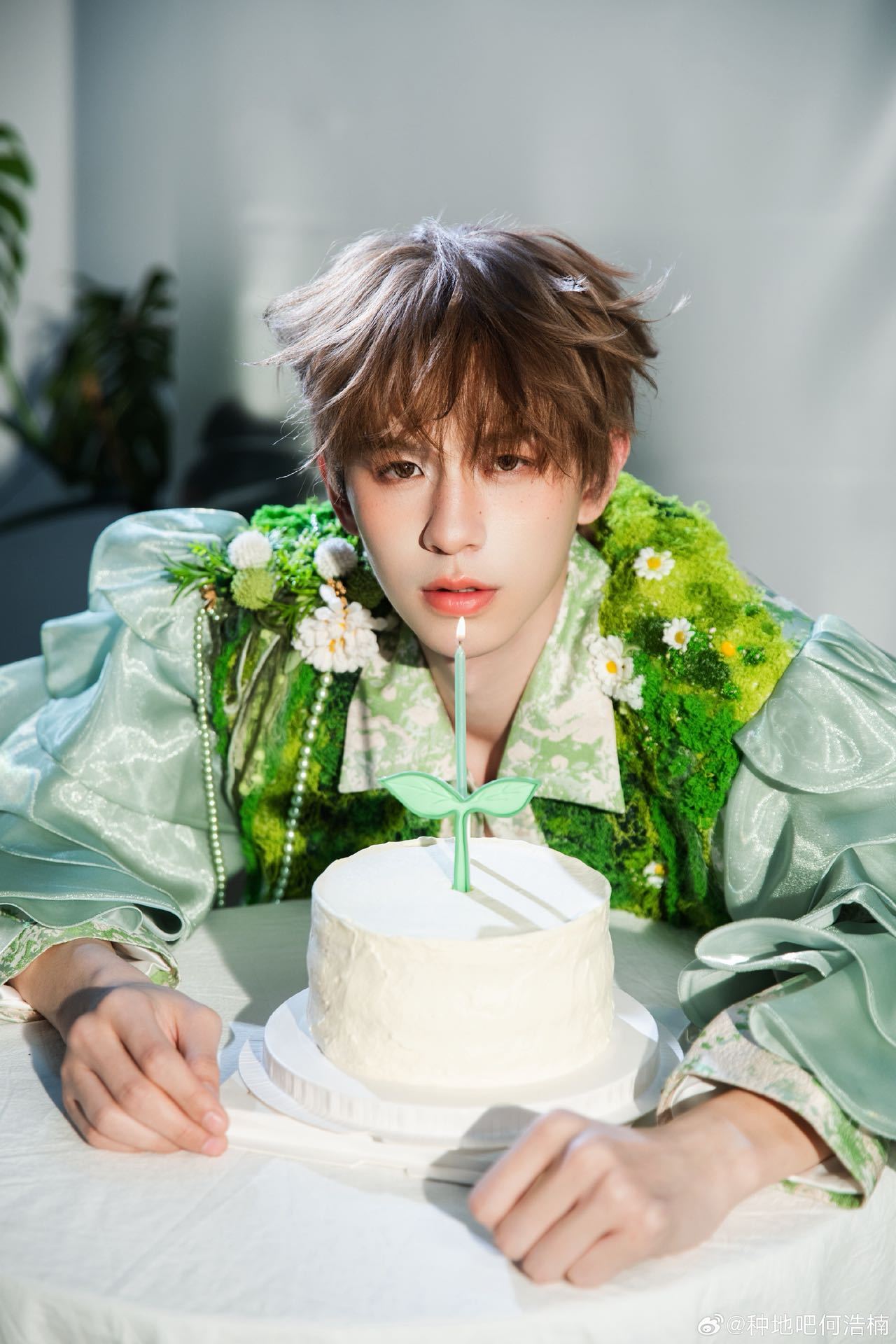 何浩楠怎么把森林穿在身上 谁还没看过新发的写真图呀！何帅为禾苗生日拍摄粉丝元素写