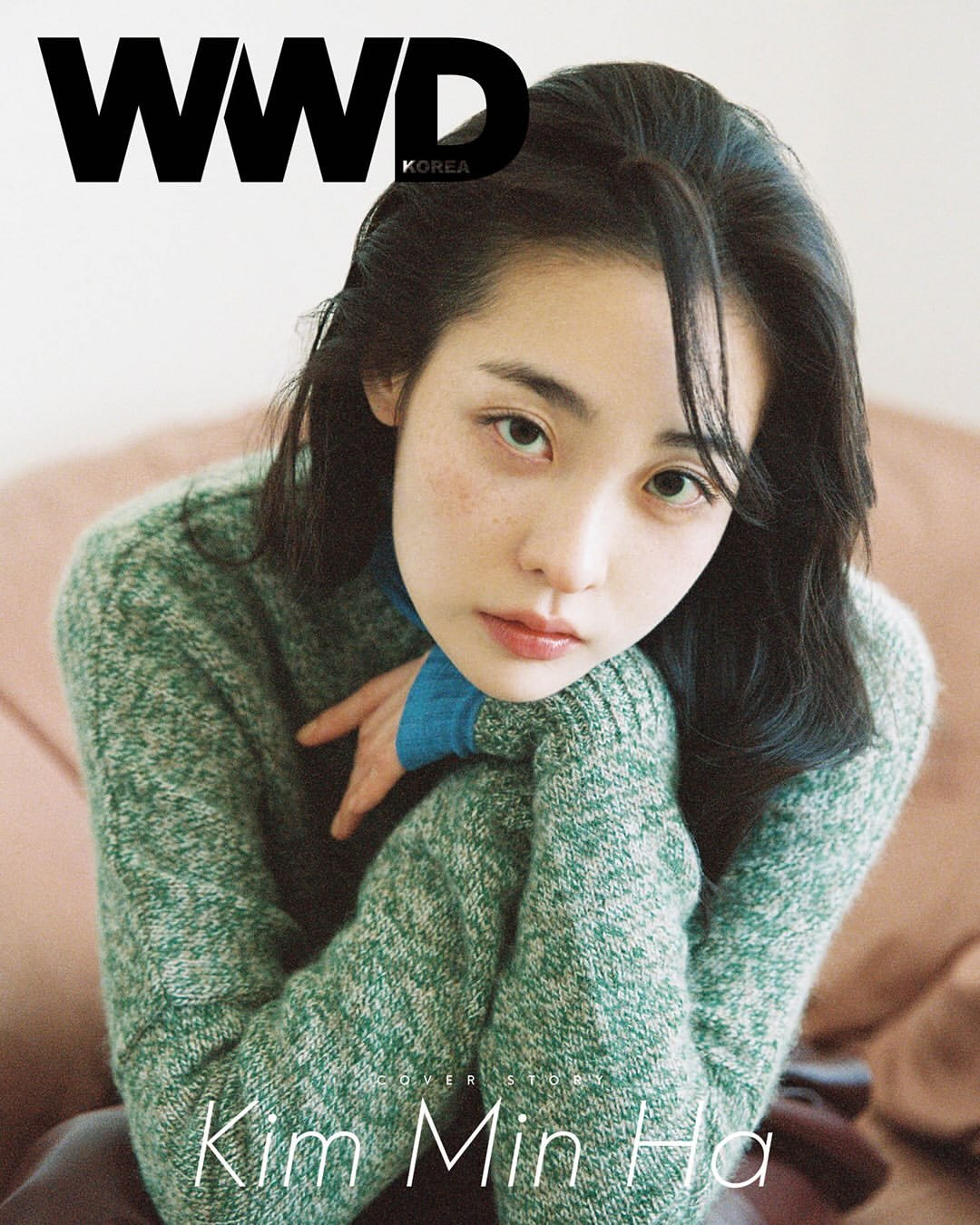 金敏荷  𑁍cover for wwd korea 